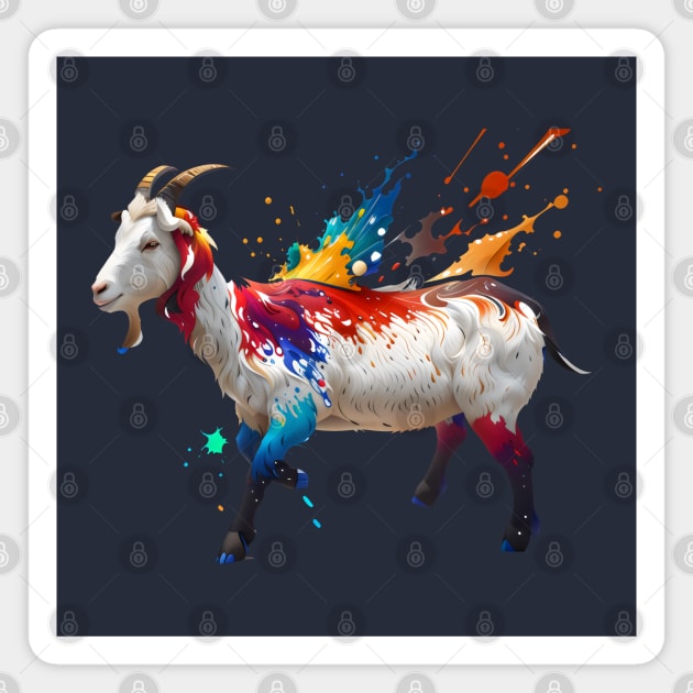 Capricorn Goat Magnet by Manzo Carey